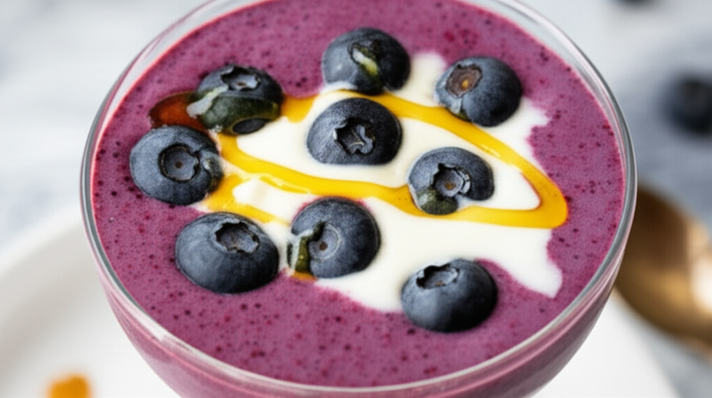 Banana Blueberry Maple Smoothie image