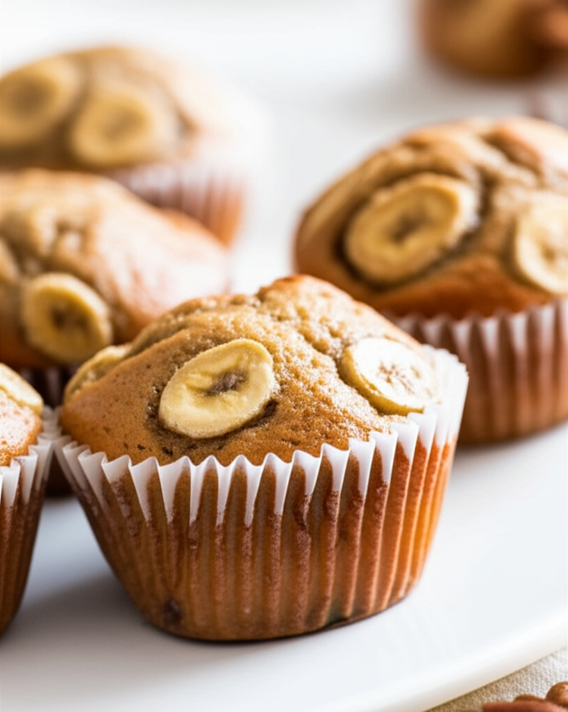 Banana Honey Cinnamon Muffins image