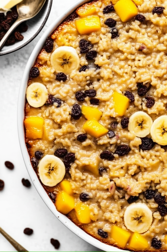 Banana Mango Apple Rice Kugel image