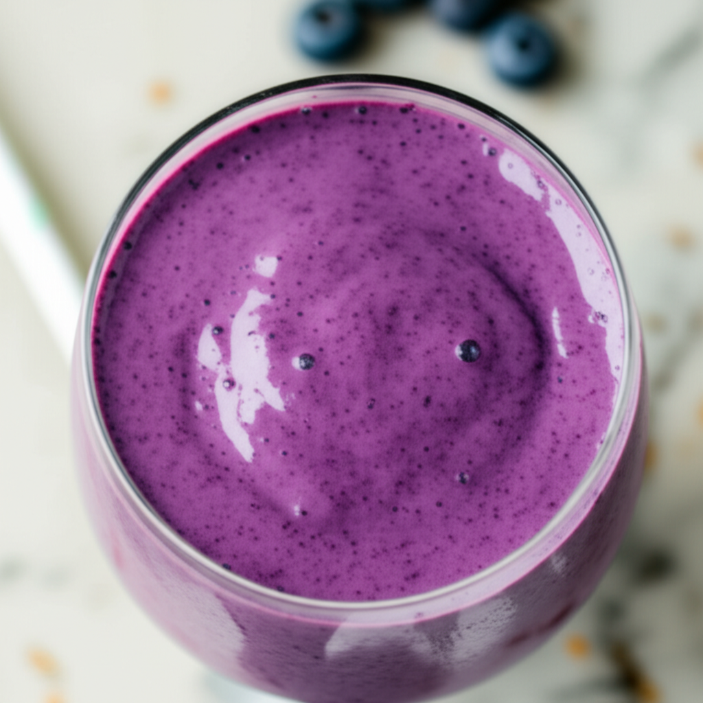 Banana Blueberry Smoothie image