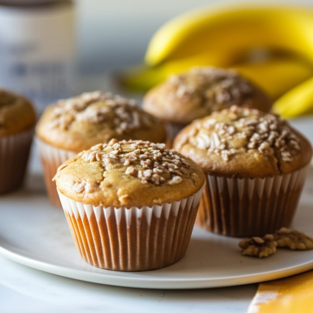 Banana Buttermilk Muffins image