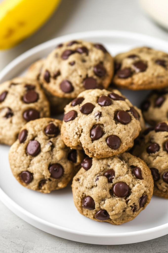 Banana Chocolate Chip Cookies image