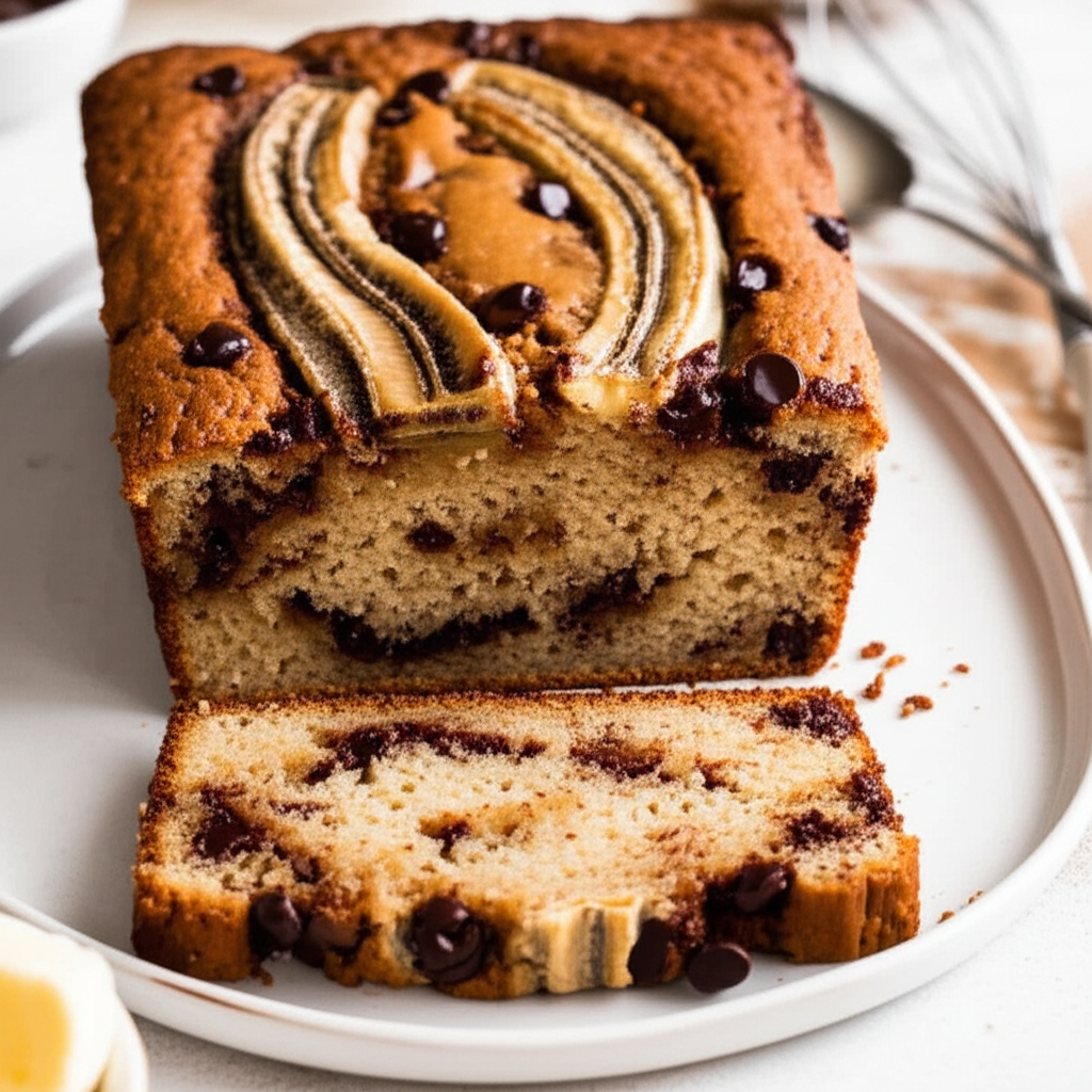 Banana Chocolate Chip Loaf image