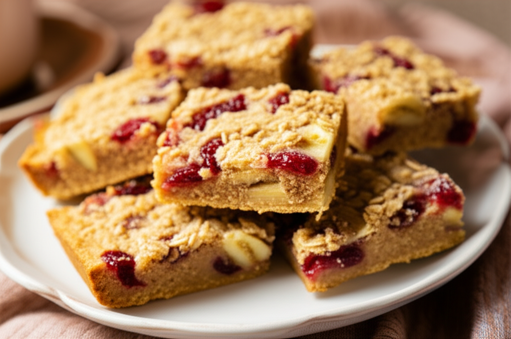 Banana Cranberry Bars image