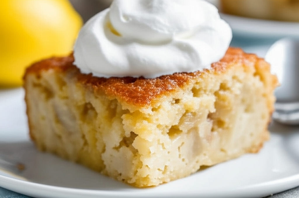 Banana Lemon Pudding Cake image