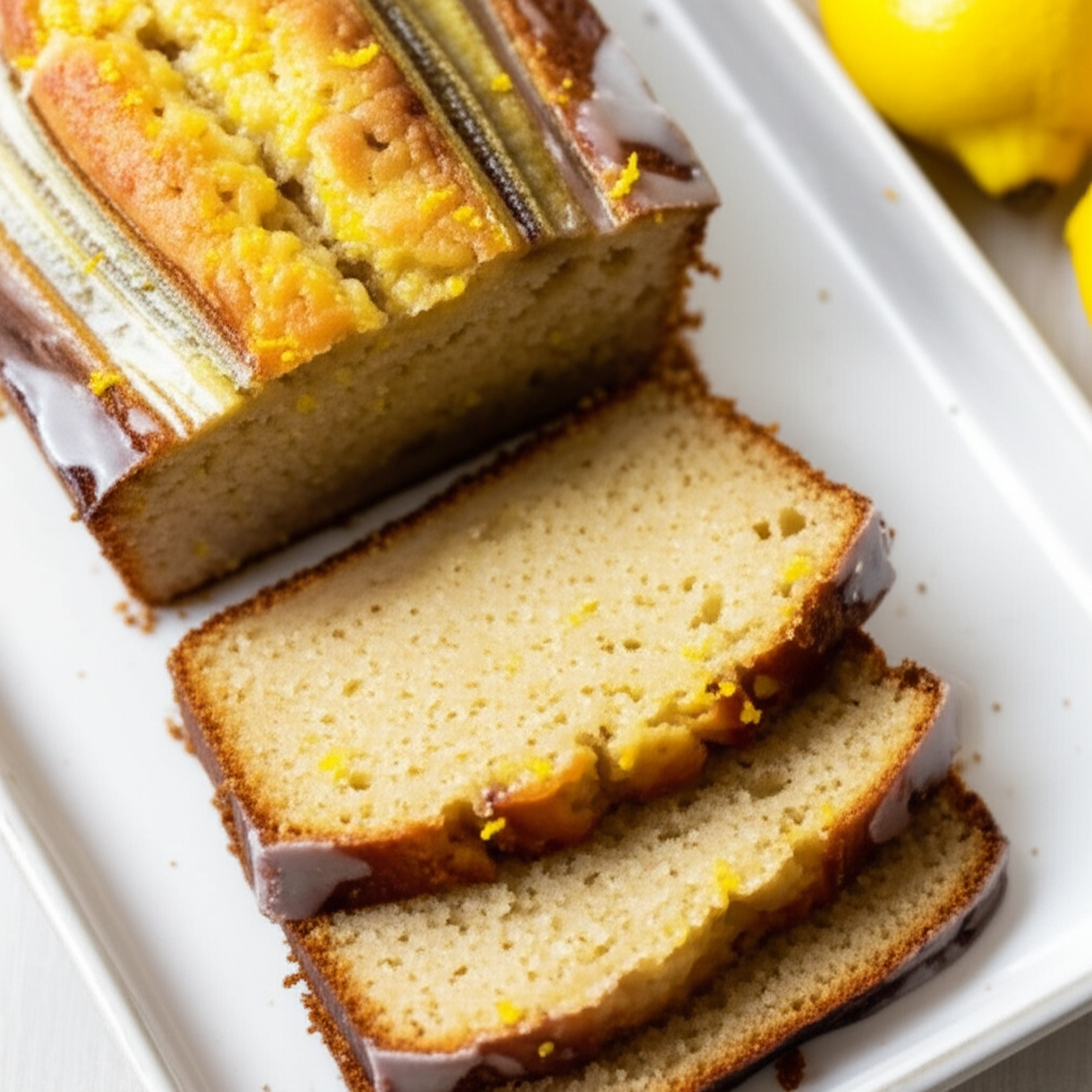 Banana Lemon Tea Bread image