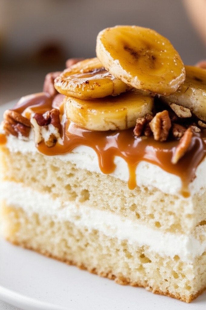 Bananas Foster Ice Cream Cake image