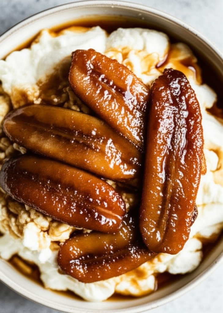Bananas Foster Style Cottage Cheese image