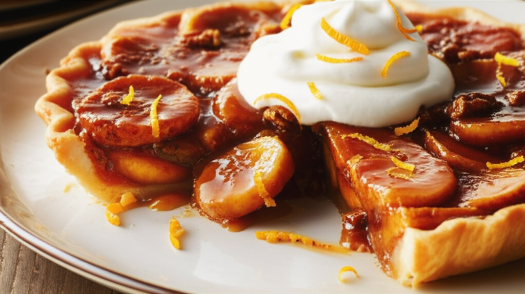 Bananas Foster Tart image