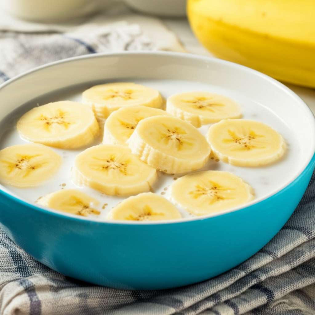 Bananas In Milk image