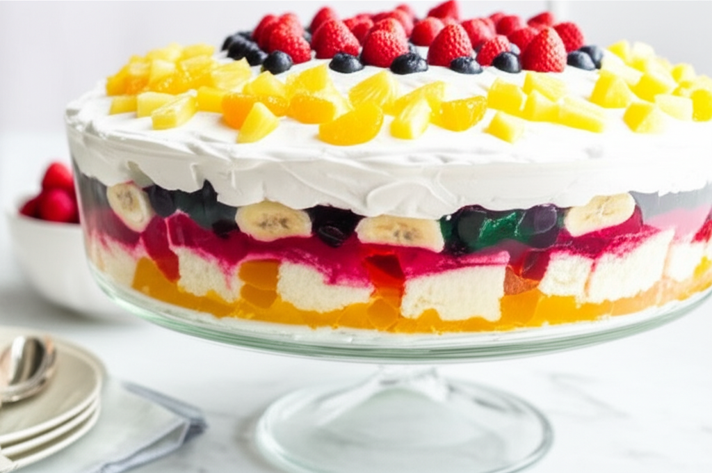 7 Layer Punchbowl Dessert image
