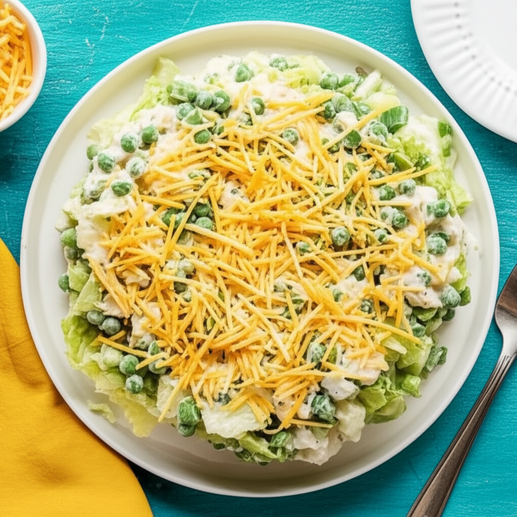 7 Layer Salad Low Fat Version image