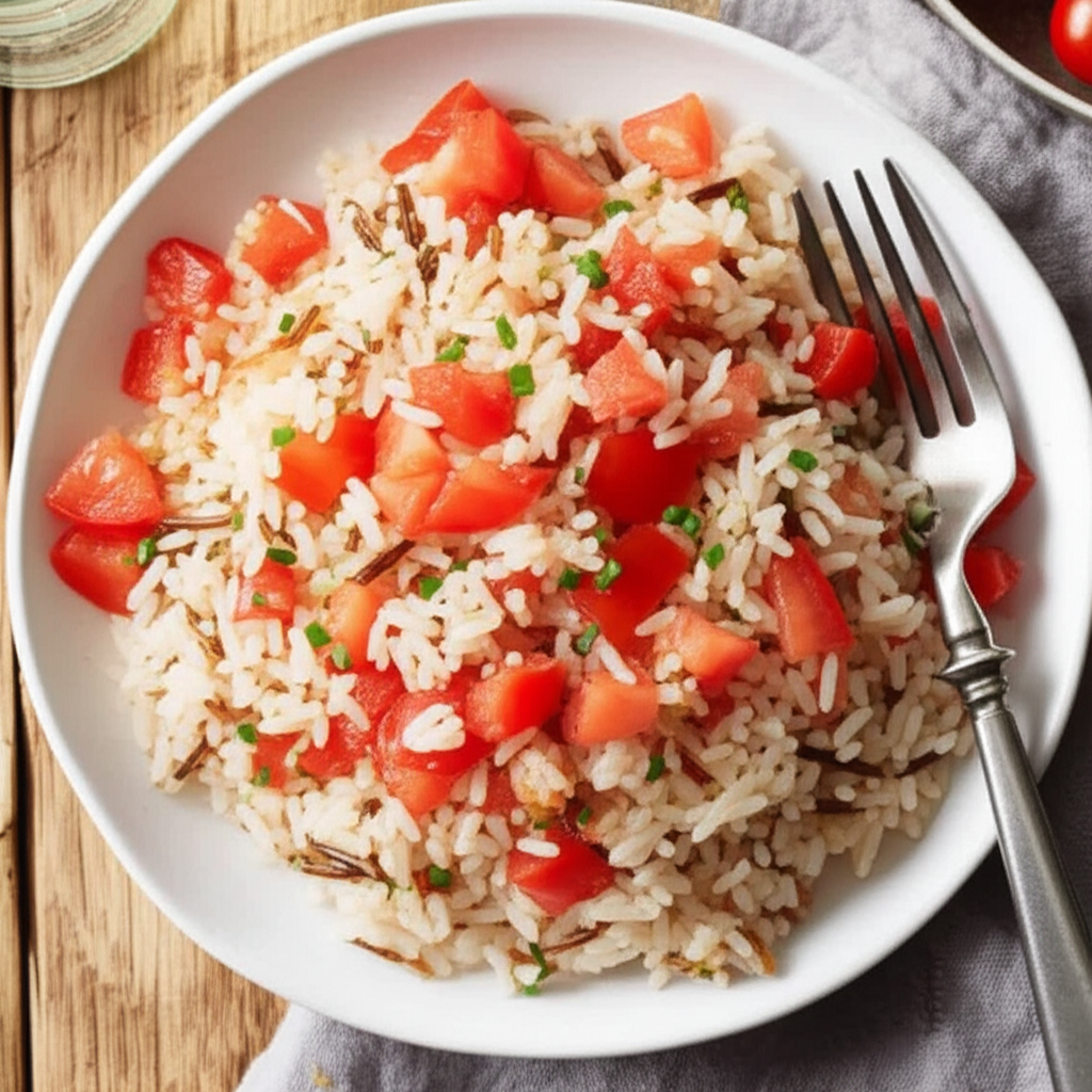 Rice And Tomatoes With Cumin image