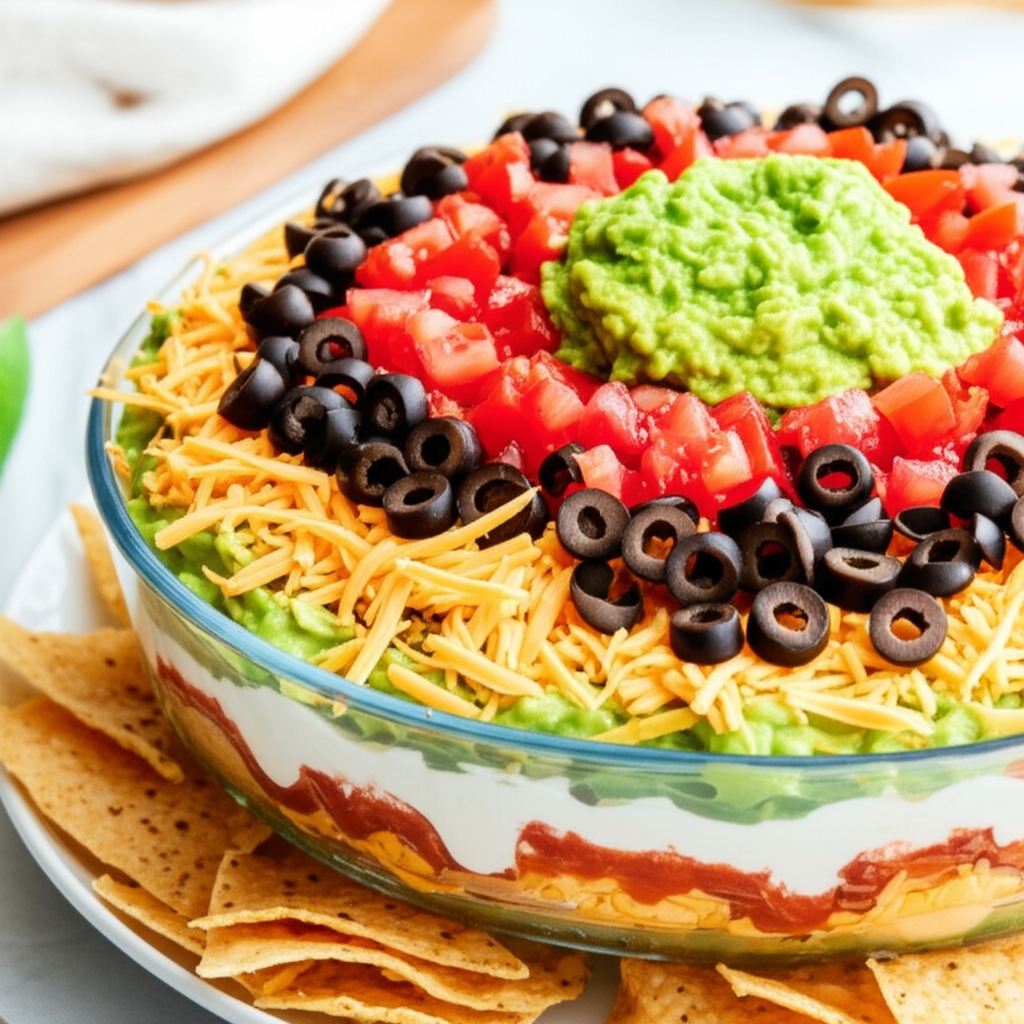 7 Layer Sombrero Dip image