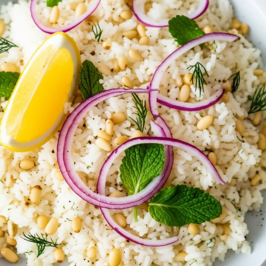 Rice With Pine Nuts image