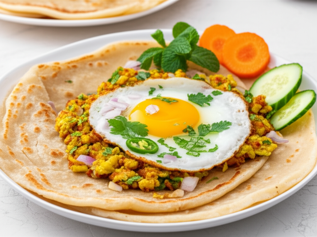 Bangladeshi Egg With Paratha image