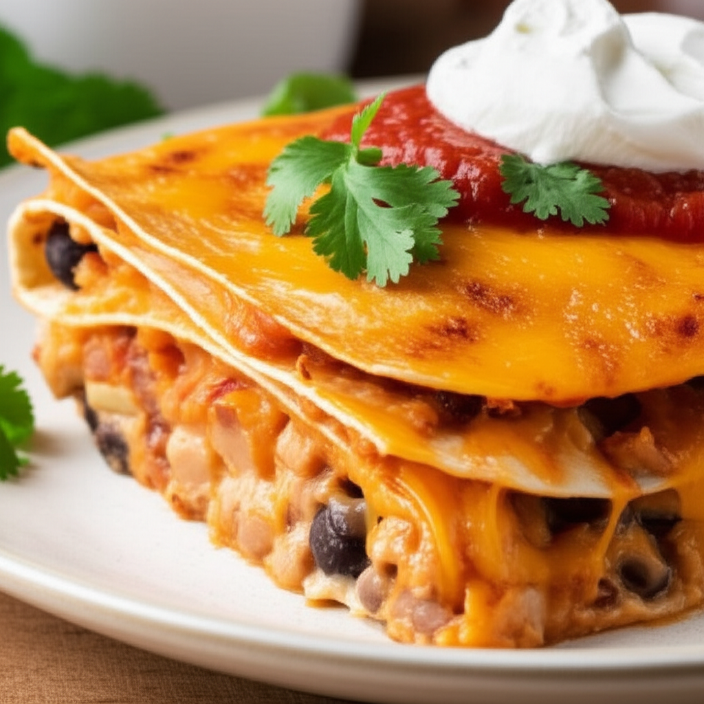 7 Layer Tortilla Pie image