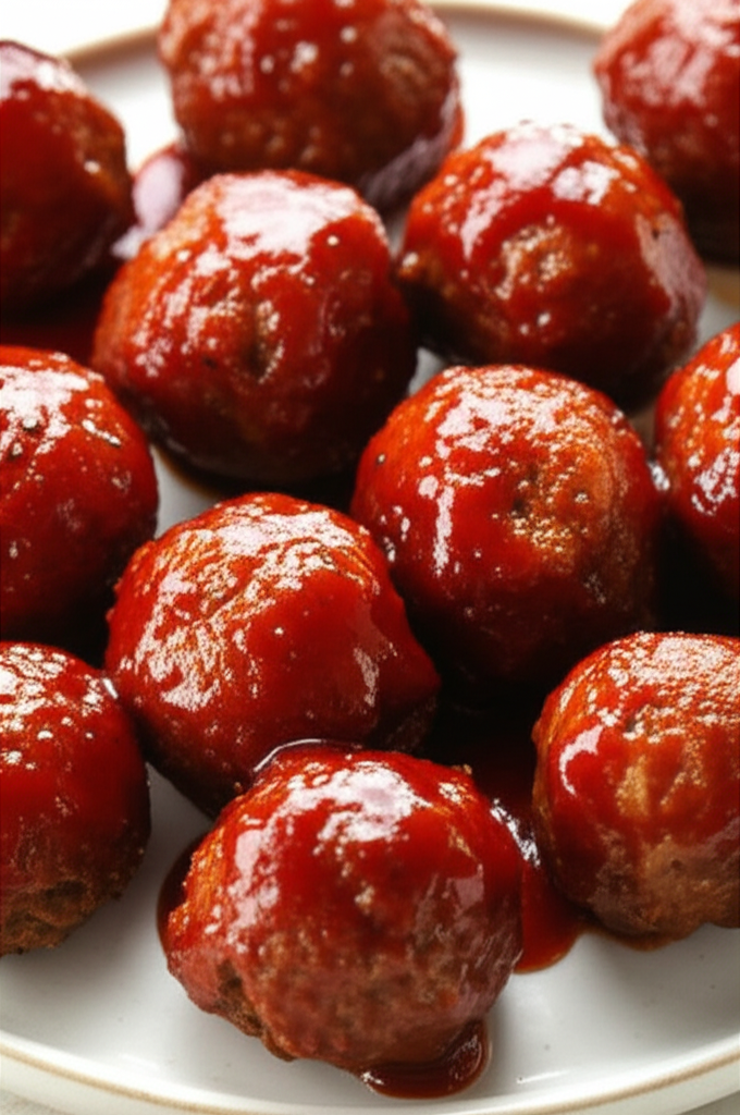 Bar B Que Meatballs image