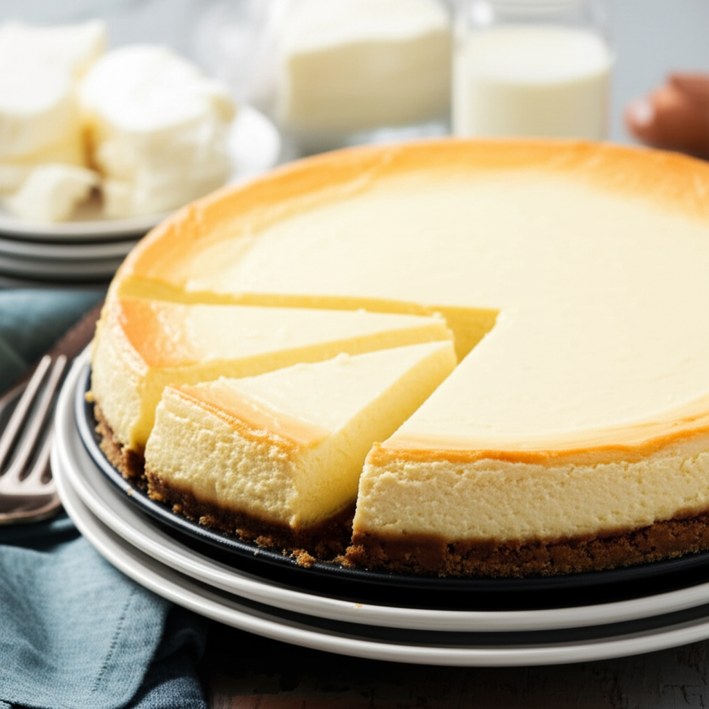 7 Minute 7 Ingredient Blender Cheesecake image