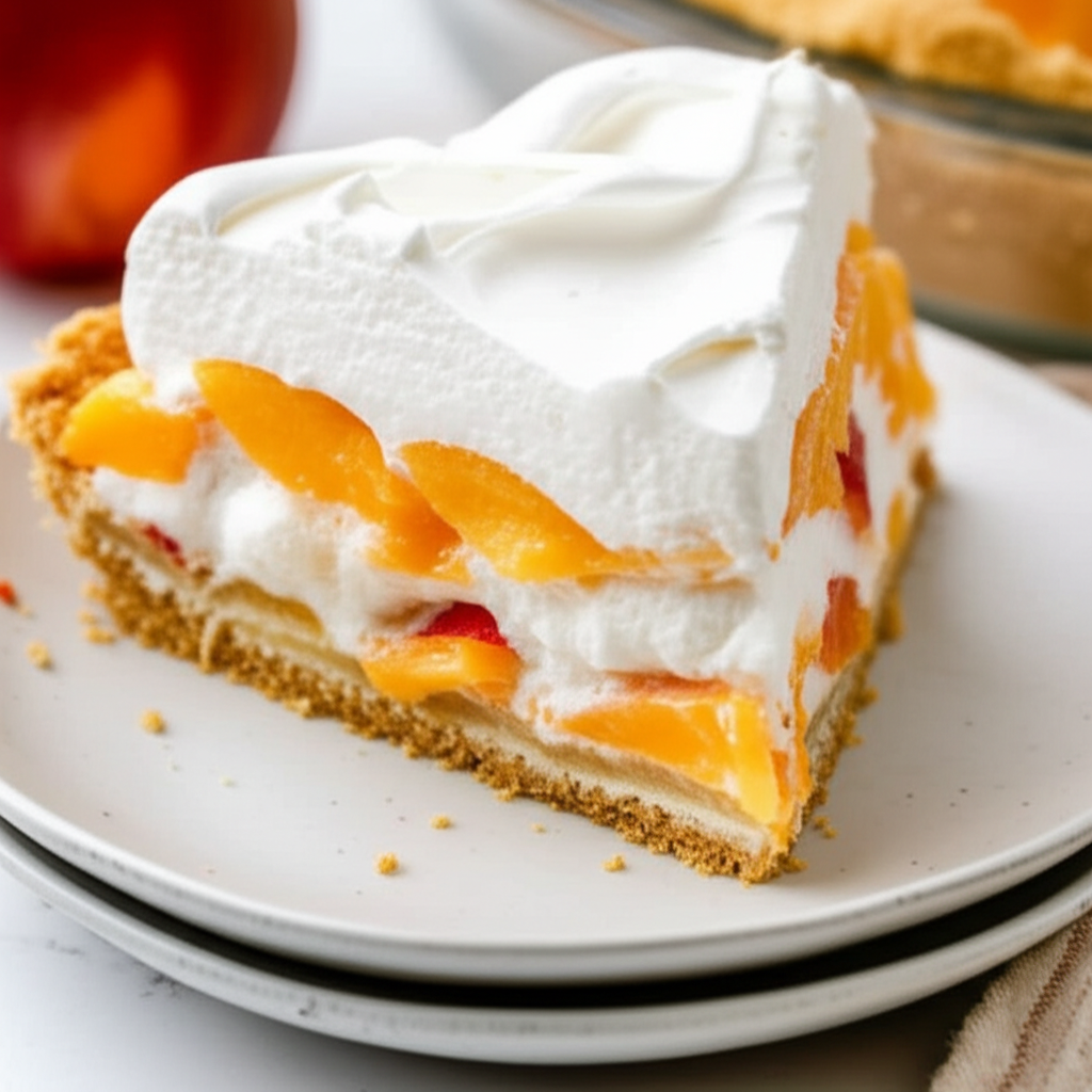 Barb S Fresh Peach Torte image