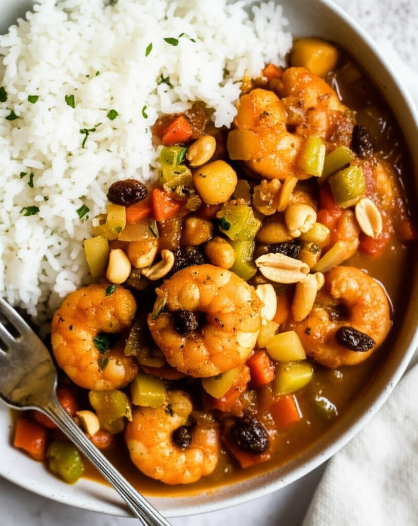Barbados Shrimp Curry image