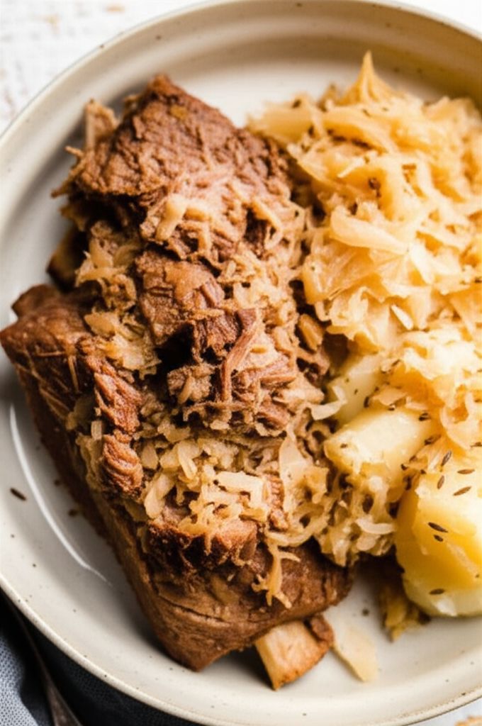 Barbara S Country Style Ribs Sauerkraut And Potatoes image