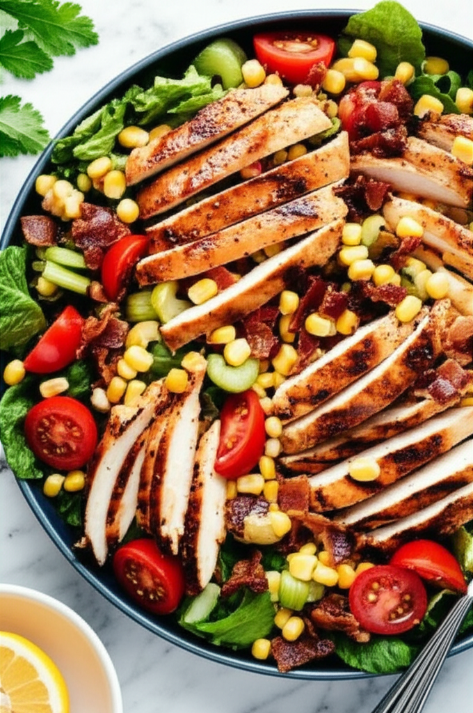 Barbecue Blt Chicken Salad image