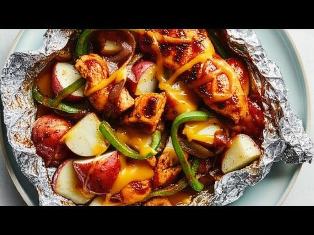 Barbecue Chicken Dinner Packets image
