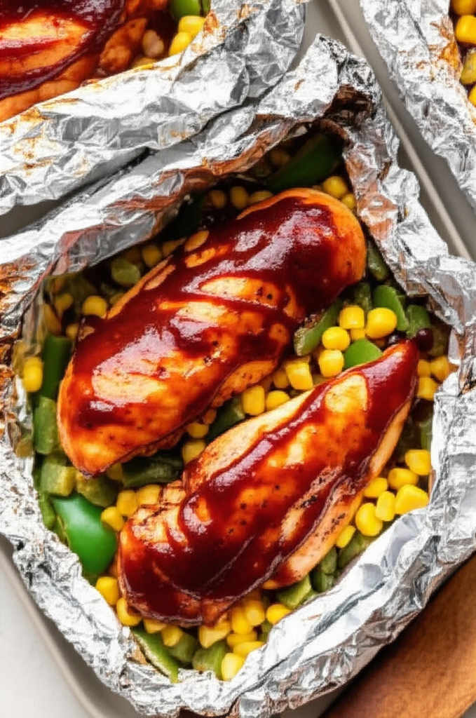 Barbecue Chicken Packets image