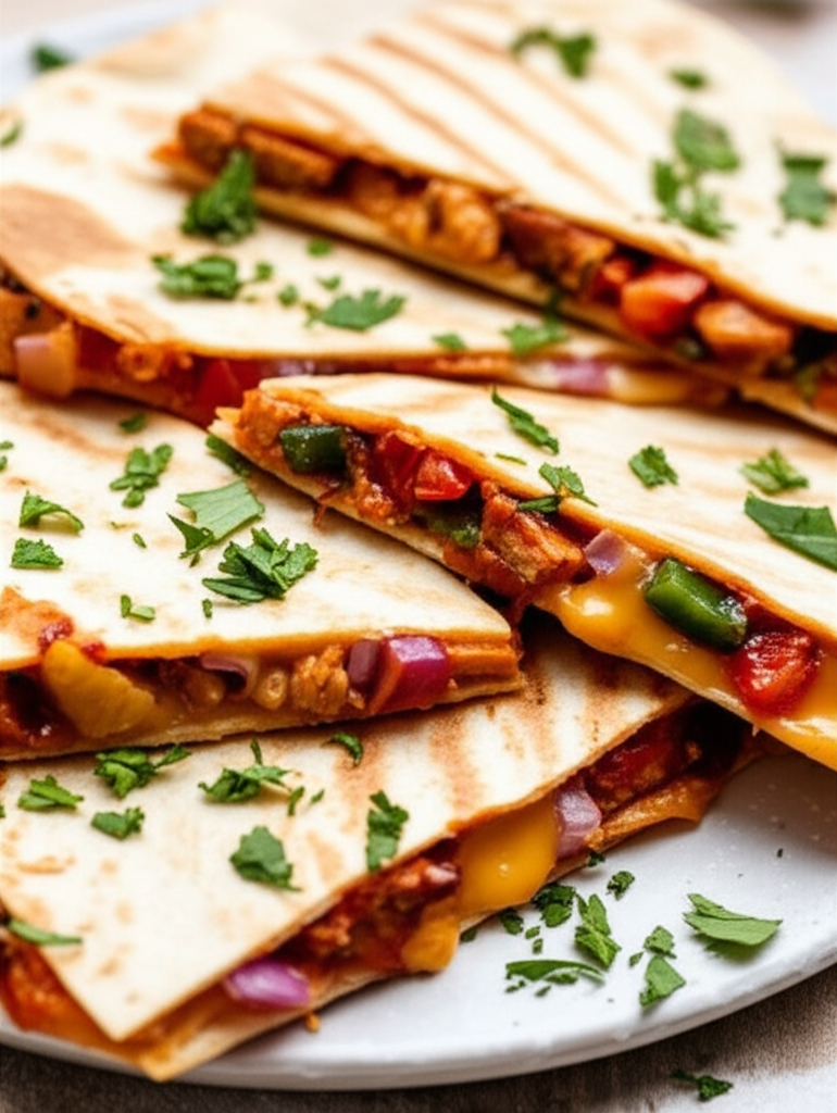 Barbecue Chicken Quesadillas image