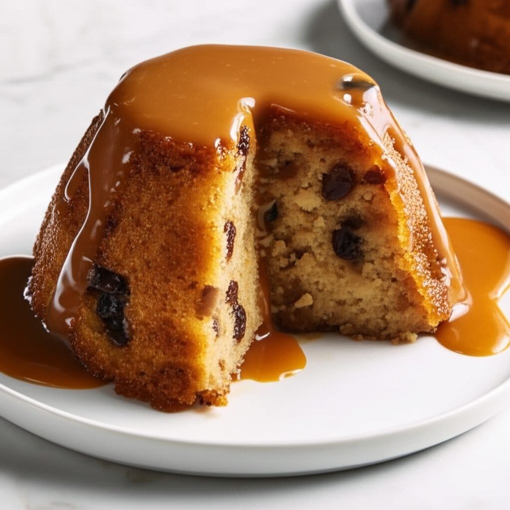 7 Cup Steamed Christmas Pudding With Butterscotch Sauce image