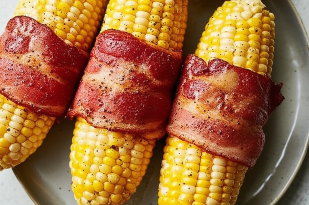 Barbecue Corn With Bacon image