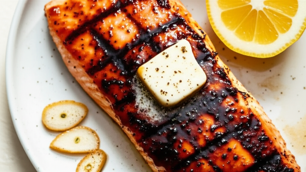 Barbecue Halibut Or Salmon Steaks image