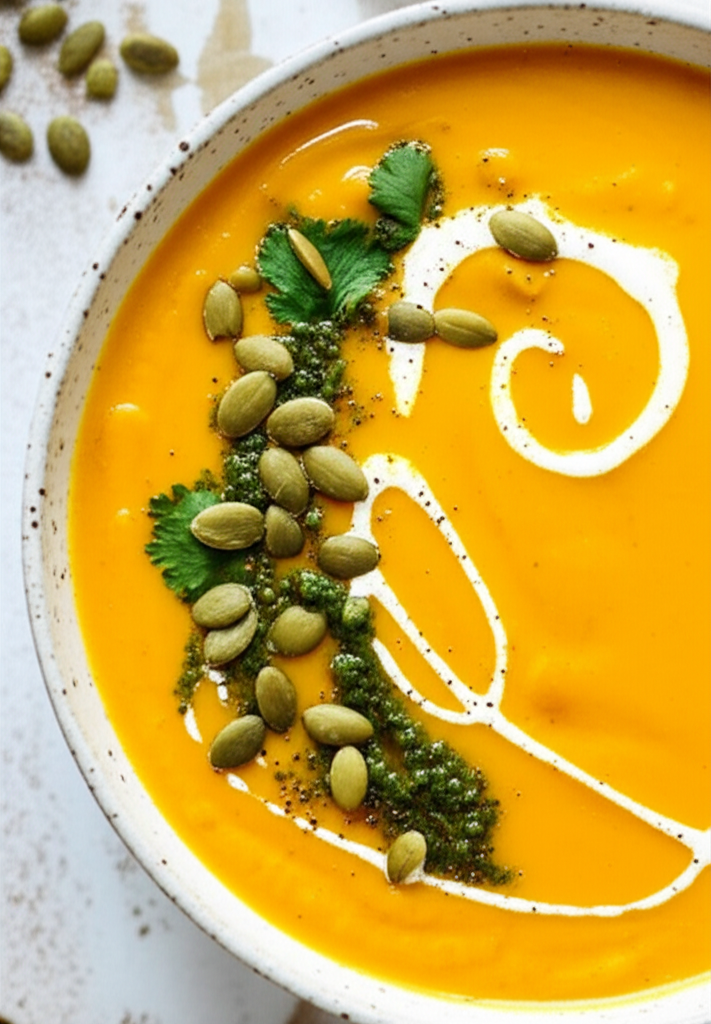 Cream Of Pumpkin Or Squash Soup Vegan image
