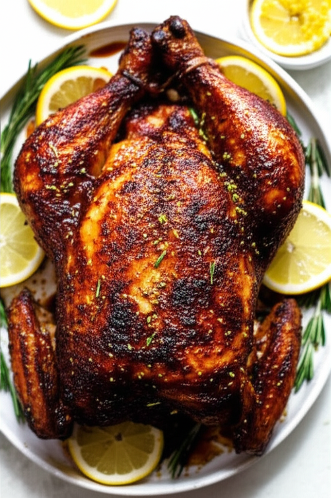 Barbecue Lemon Chicken In The Oven image