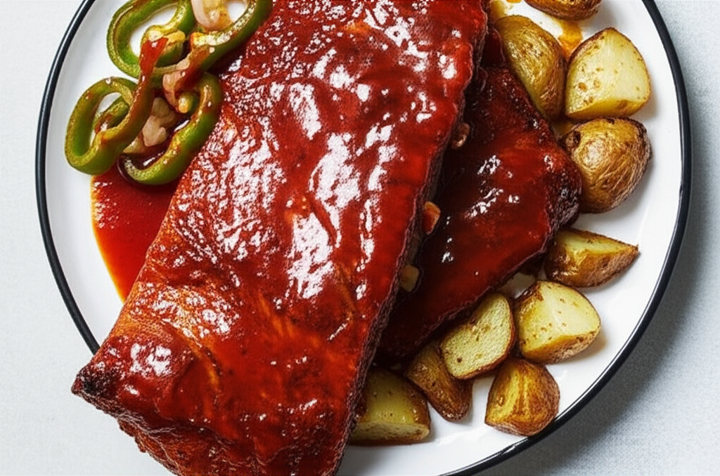Barbecue Pork Loin Ribs image