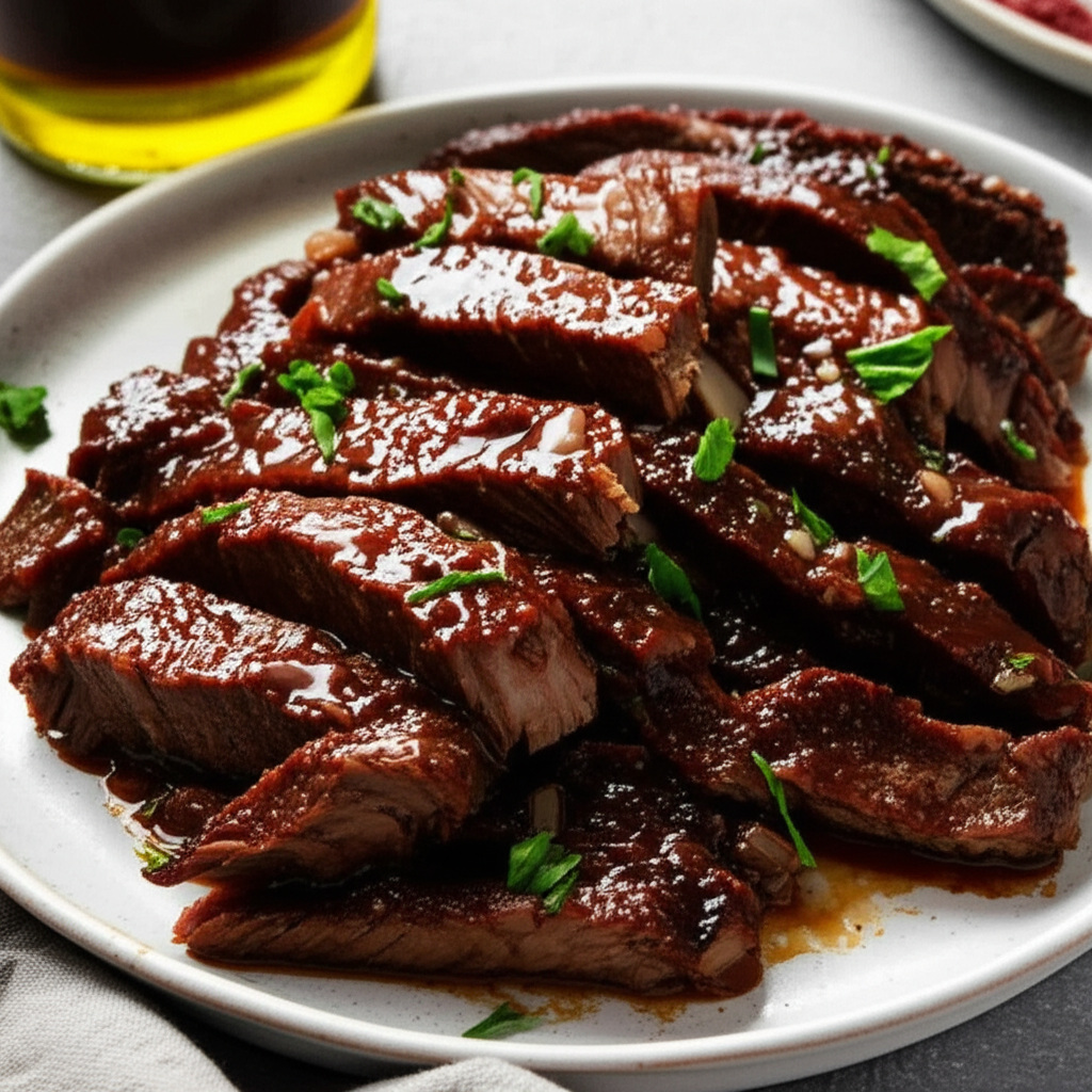 Barbecue Recipes Beef Marinade image