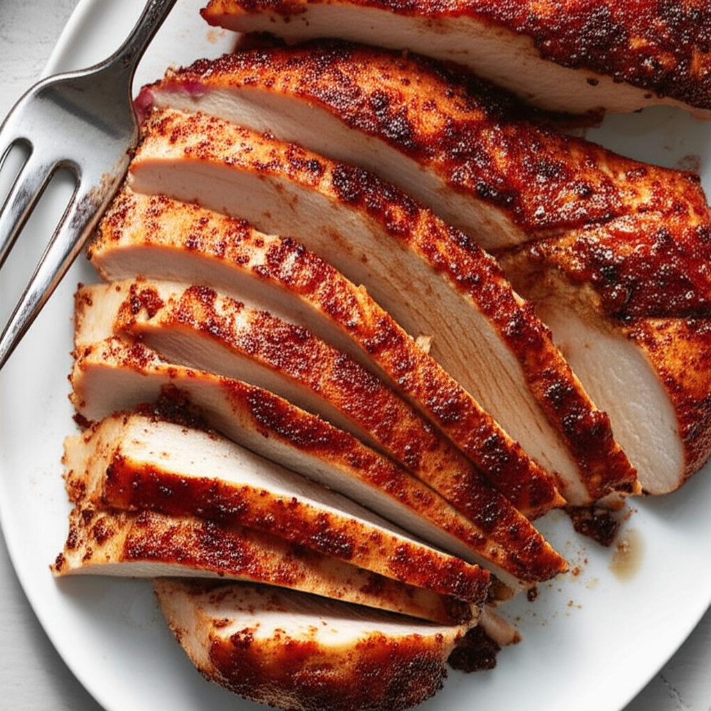 Barbecue Spice Rubbed Turkey Breast Better Homes And Gardens image