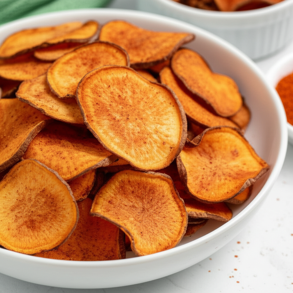 Barbecue Sweet Potato Chips image