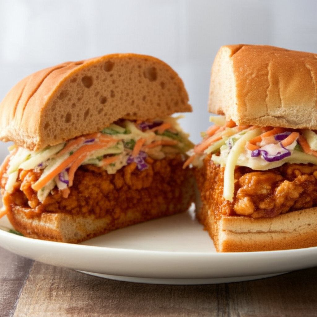 Barbecue Turkey Cole Slaw Sandwiches image