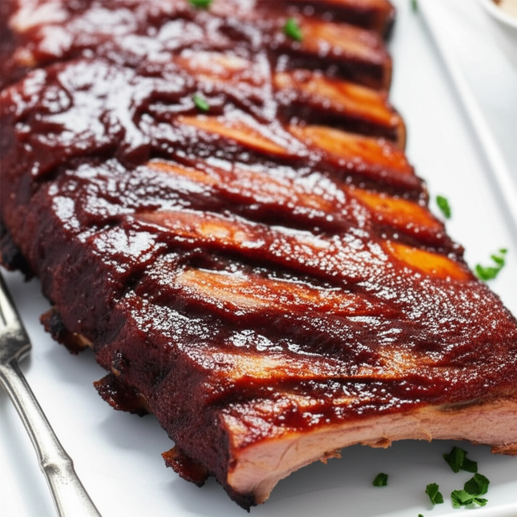 Barbecued Baby Back Ribs image