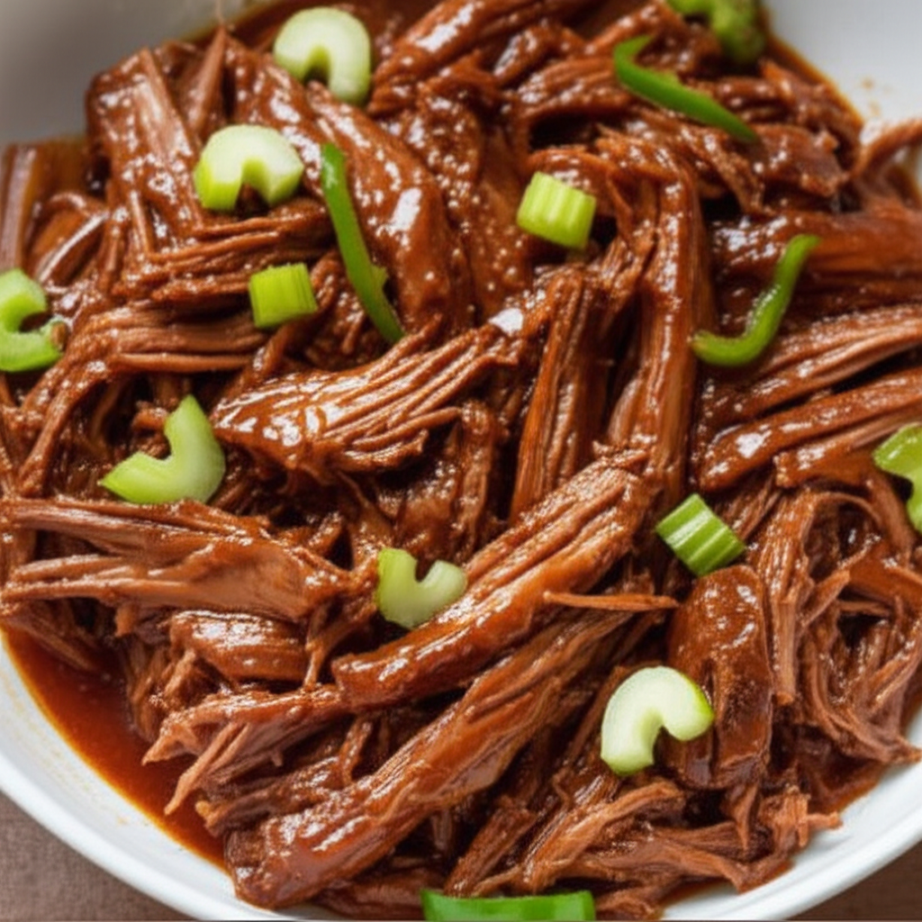 Barbecued Beef Crock Pot image
