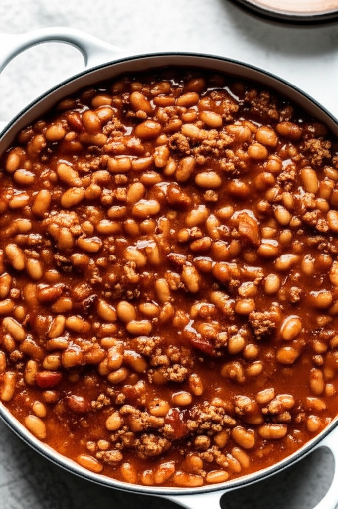 Barbecued Beefy Beans image