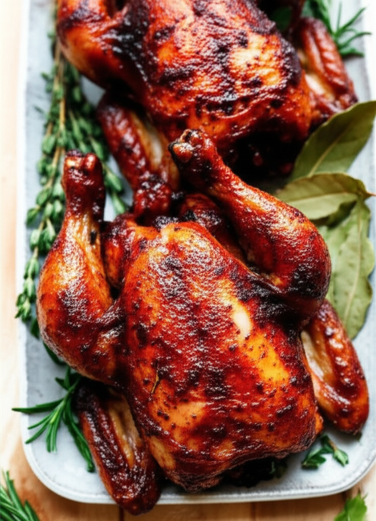 Barbecued Beer Can Chicken image