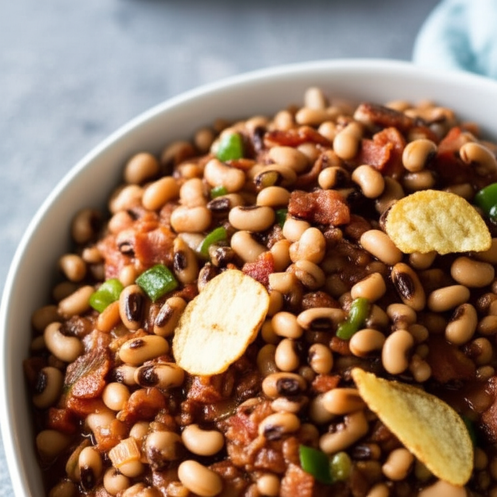 Barbecued Black Eyed Peas image
