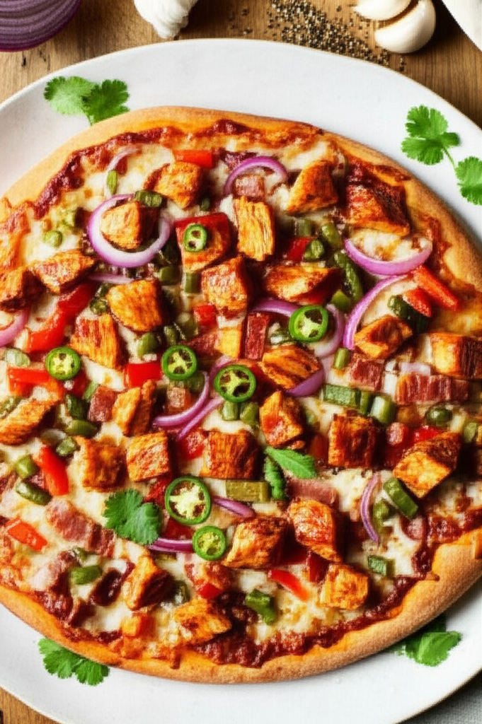 Barbecued Chicken Pizza image