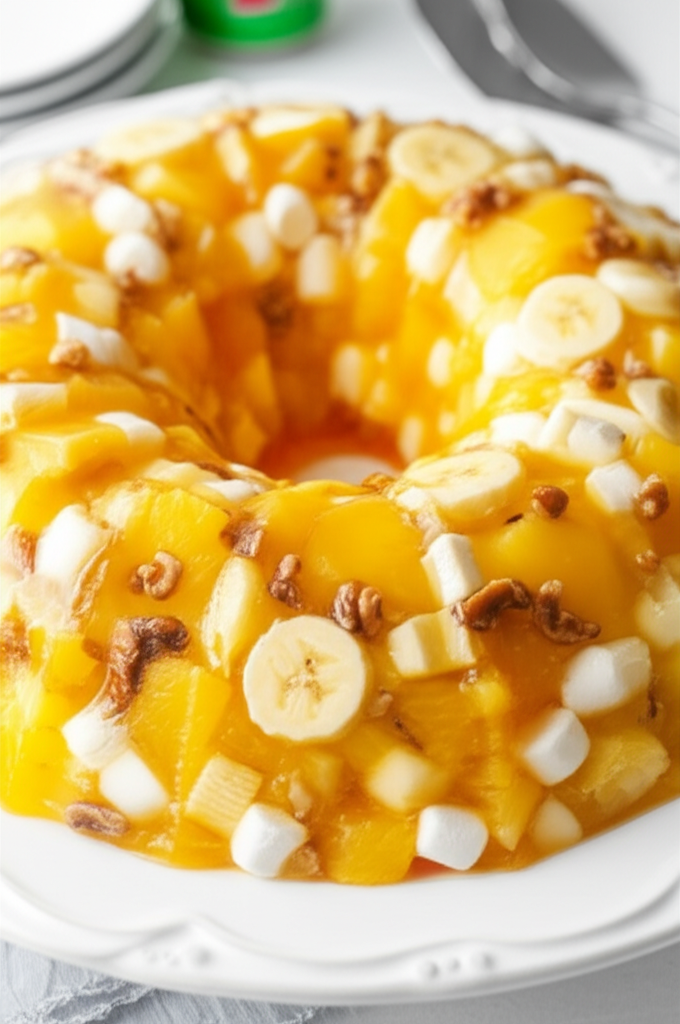 7 Up Gelatin Jello Salad Delight image