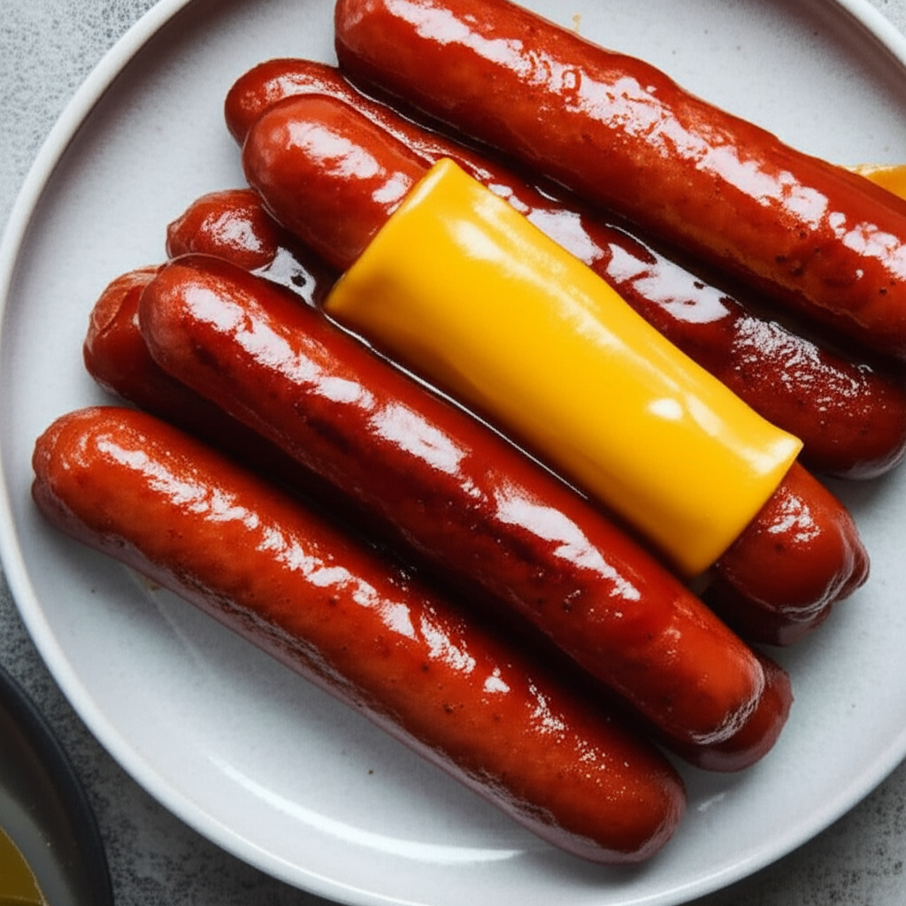 Barbecued Frankfurters image