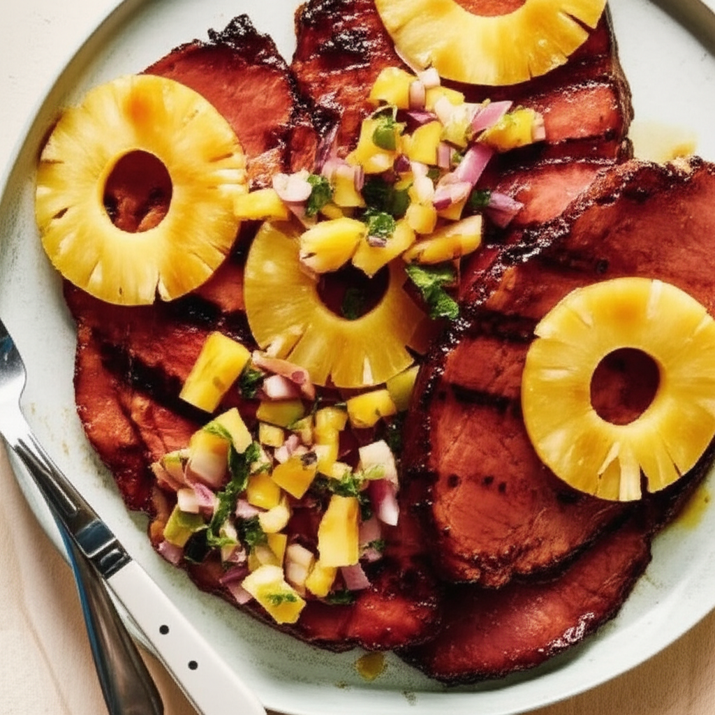 Barbecued Ham image