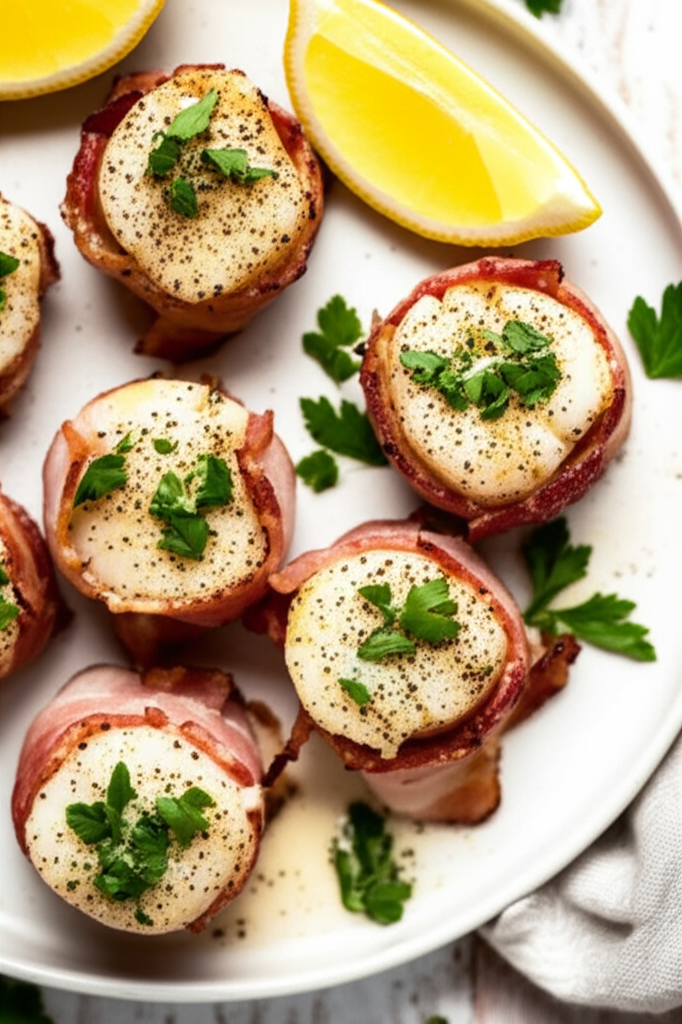 Barbecued Piggy Scallops image